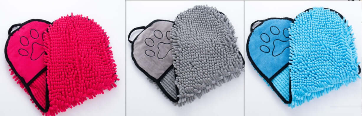 Pet Bath Towel – Quick - Dry Chenille Super Absorbent