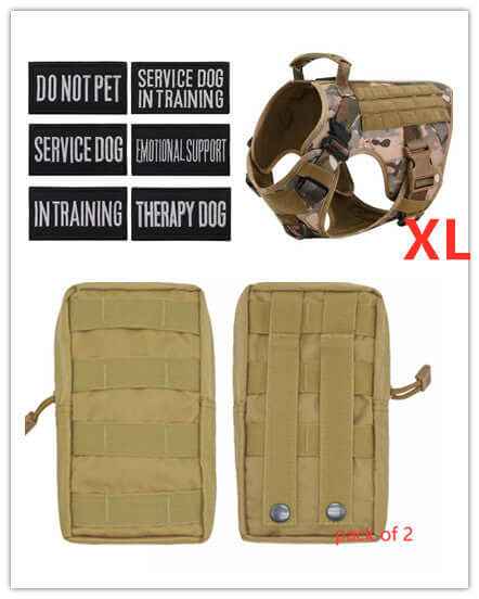 Adjustable Tactical Dog Harness - Vest