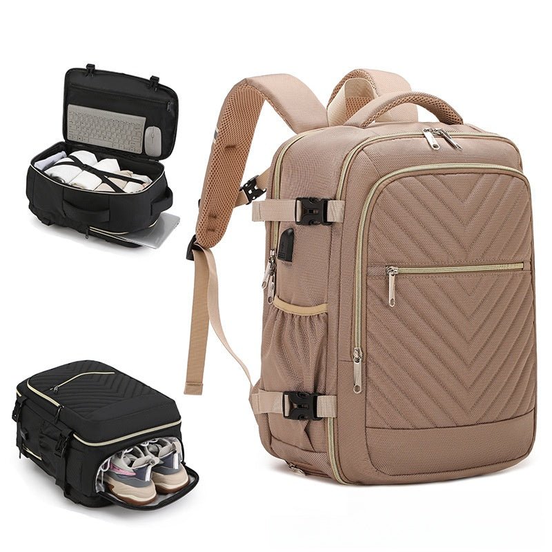 Business Backpack – Waterproof Polyester with Large Capacity