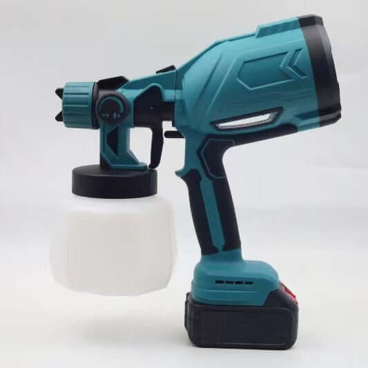 Cordless Electric Paint Sprayer: Standing position view of Style A variant.