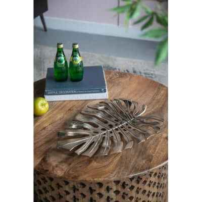 Modern Gold Metal Wall Art: Leaf Free🚚USA