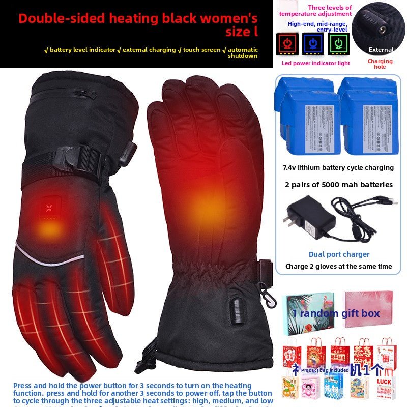 Rechargeable Heated gloves.