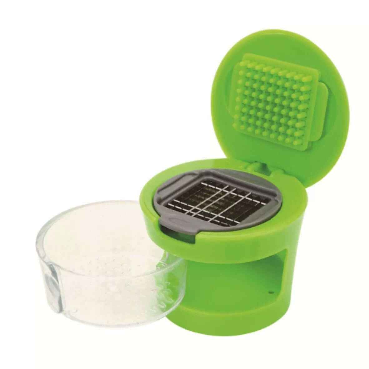 Stainless Steel Garlic Grater – Slicer