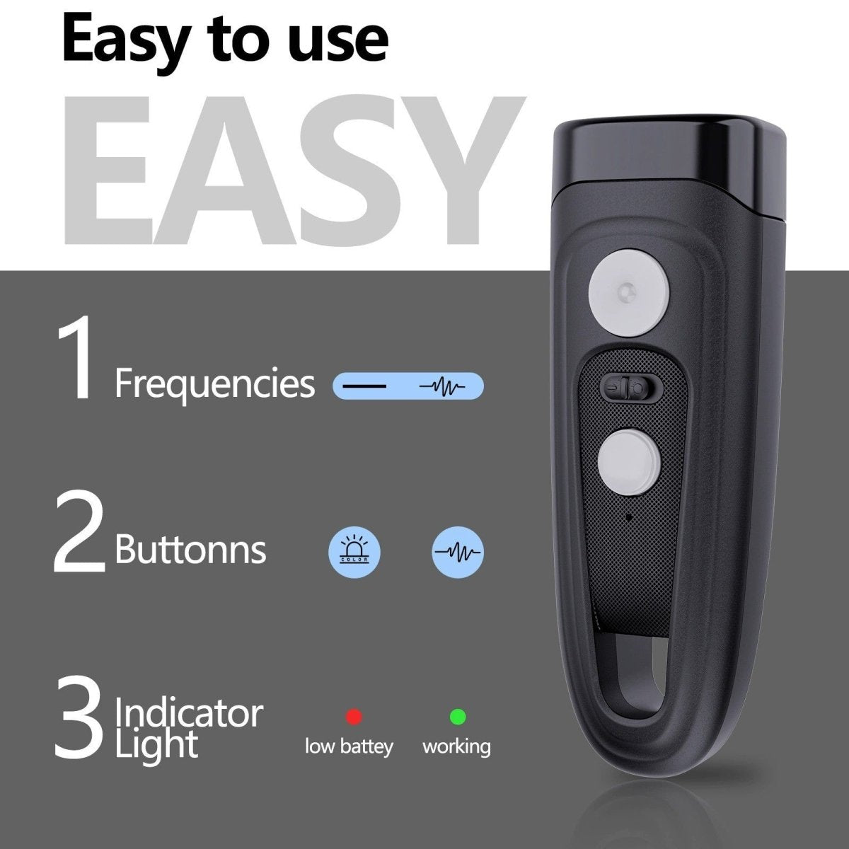 Ultrasonic Anti - Barking Device | Rechargeable Long - Range Dog Repeller