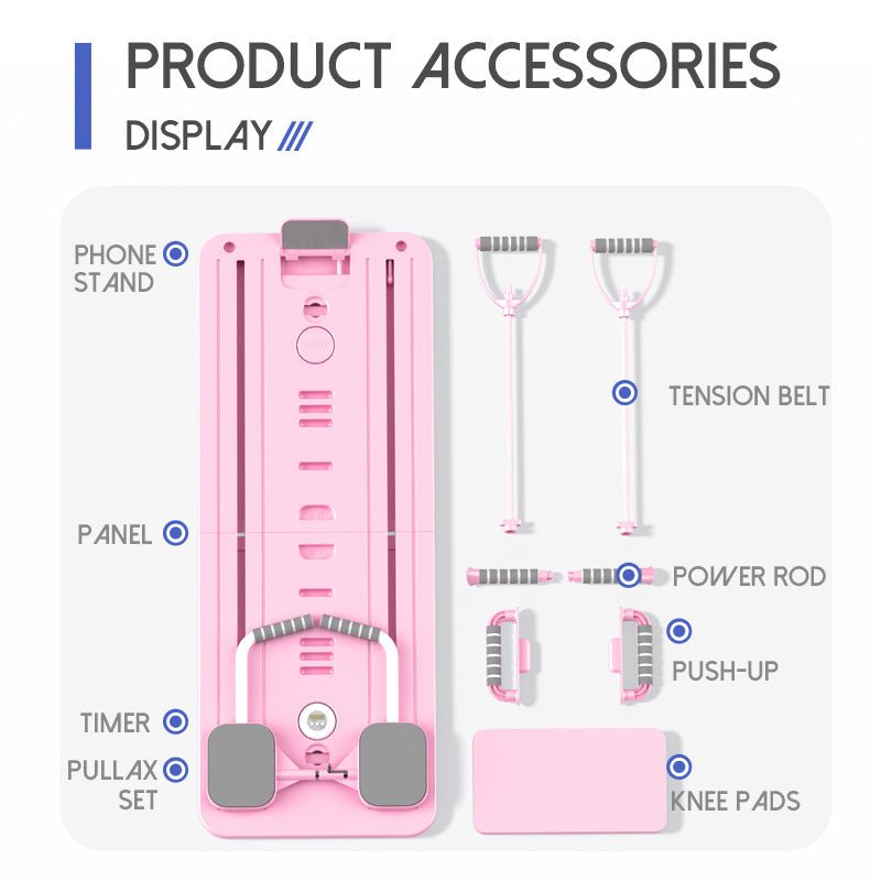 Foldable Abdominal Exercise Wheel | 6 - in - 1 Core Trainer