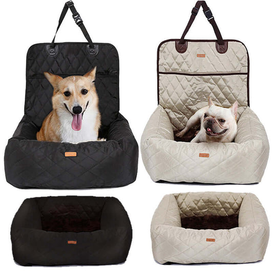 Pet Dog Carrier - Car Pets Folding Seat Pad