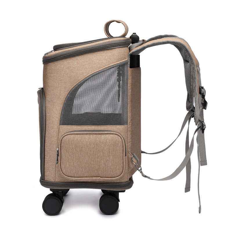 Cats Foldable Traveling Backpack Trolley