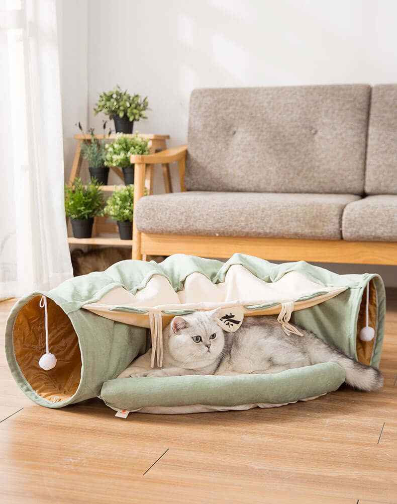 Collapsible Cat Tunnel – Durable, Washable