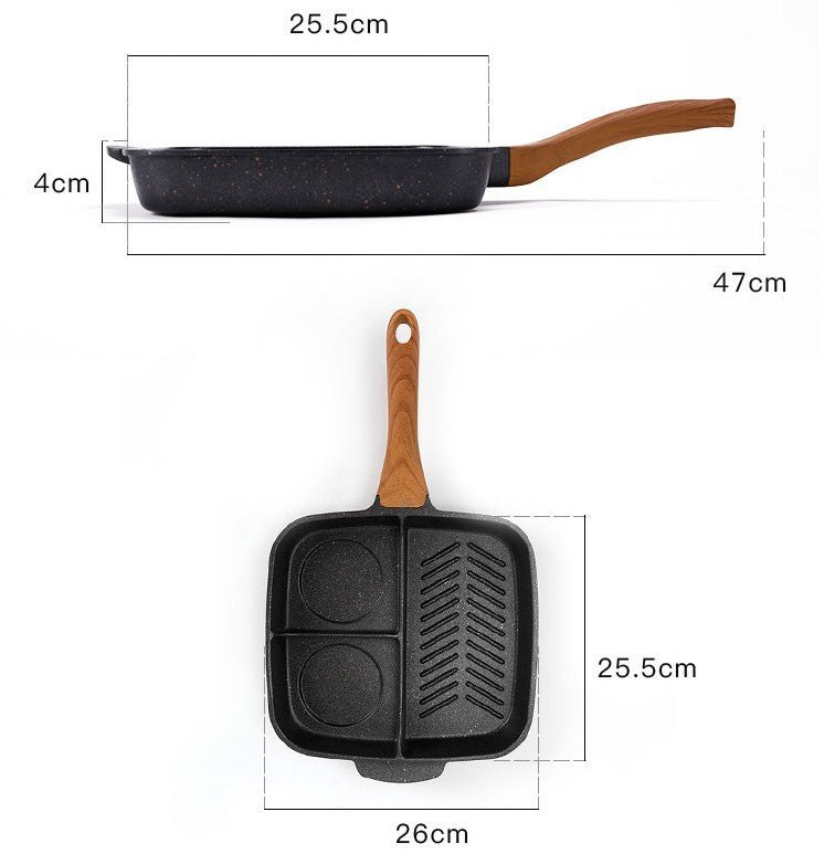 Multifunctional Non - Stick Frying Pan – Omelette & Steak Pot