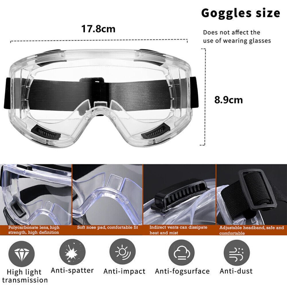 17 In 1 Full Face Mask 6200 Gas Mask Facepiece Spray Respirator Filter Chemical - DoubleJoy Store