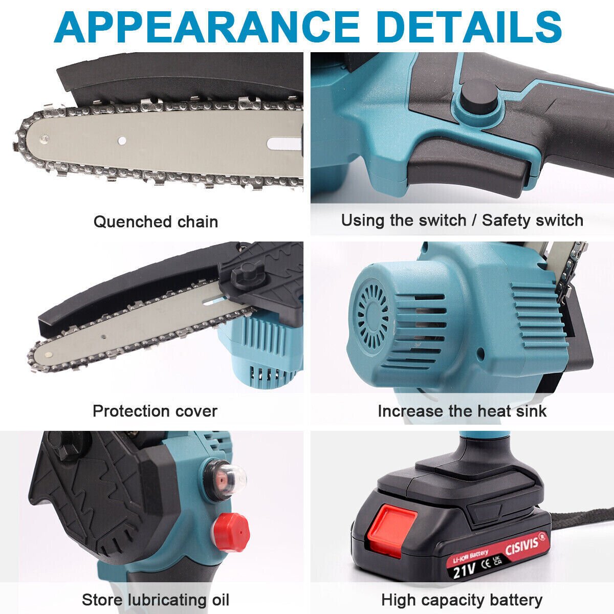 Mini Cordless 4000W Electric Saw - DoubleJoy Store