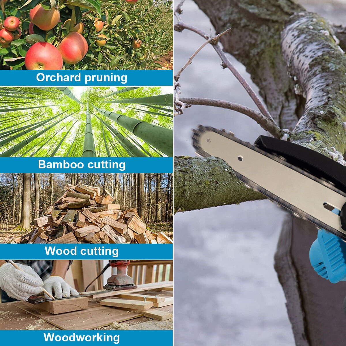 Mini Cordless 4000W Electric Saw - DoubleJoy Store
