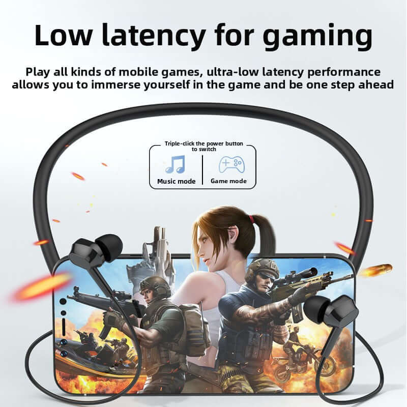 Neckband Bluetooth Earphones | Wireless Stereo Headphones