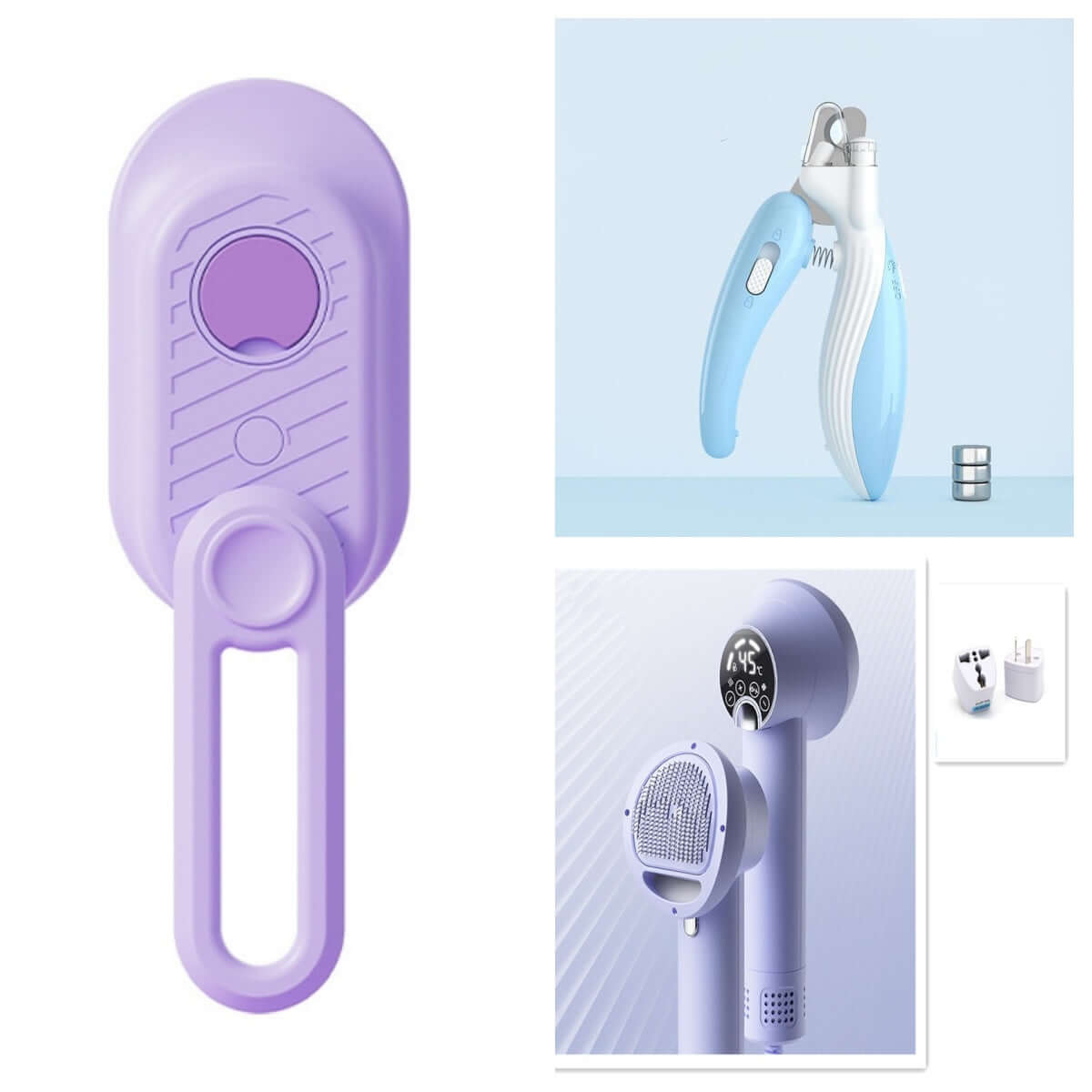 LED Electric Pet Nail Clippers with Grinder for Dogs & Cats