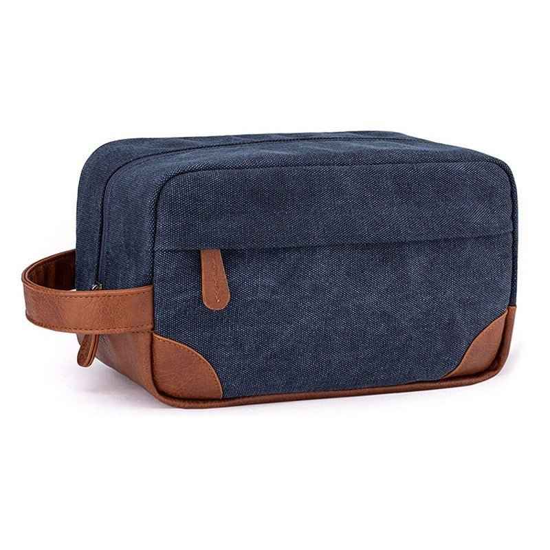 12A Washed Canvas Toiletry Hand-Bag