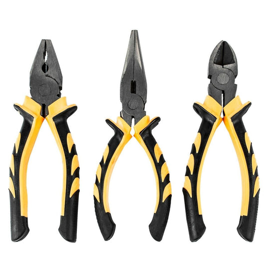3-Piece Heavy Duty Steel Pliers Set - DoubleJoy Store