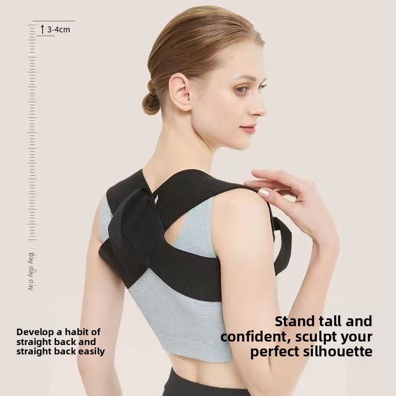 Posture Corrector Back Support Belt – Breathable Shoulder Strap