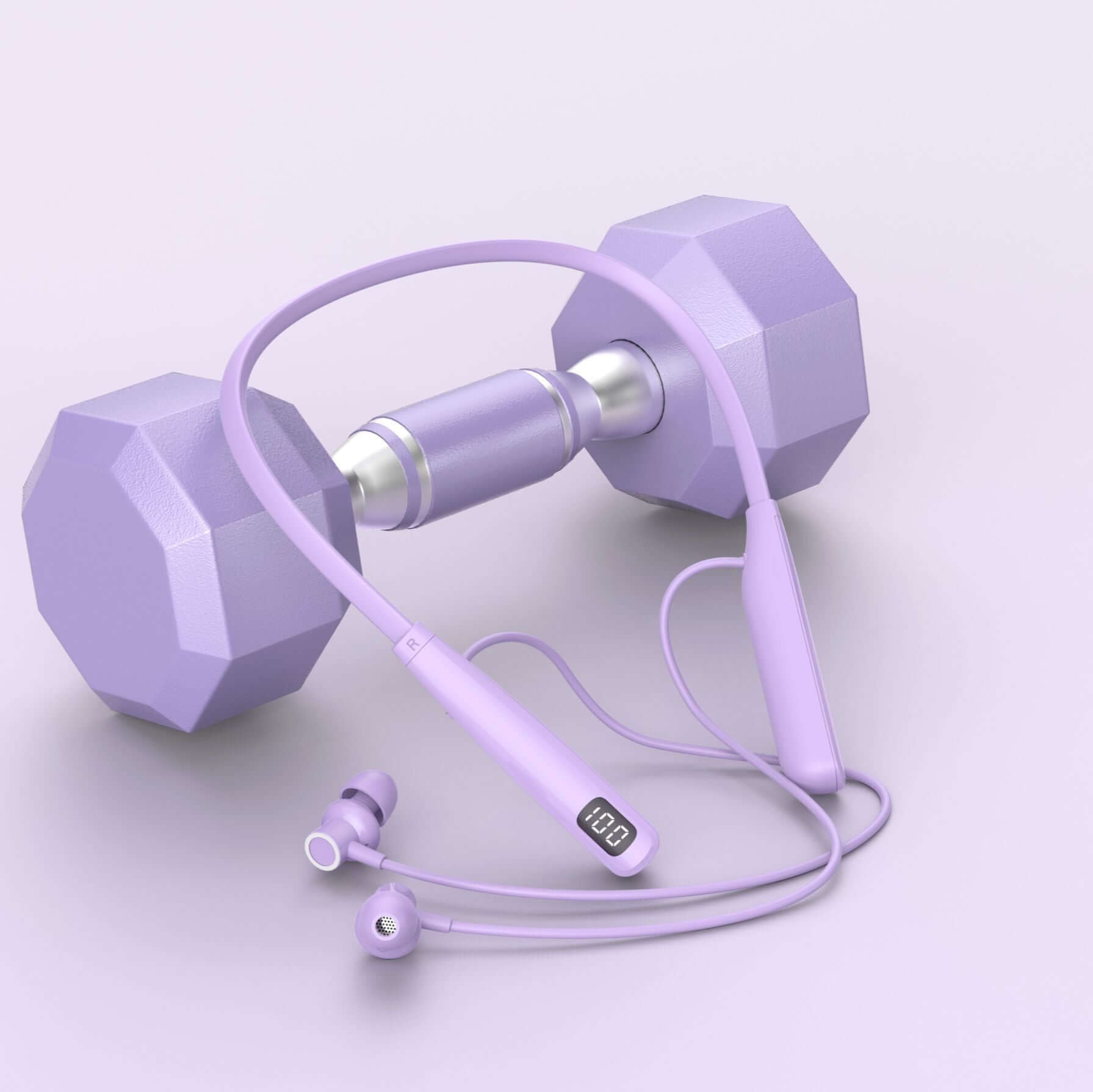 Wireless Bluetooth 5.4 Neckband Headset – Sports & Calls