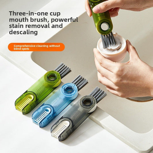 3 - in - 1 Cup and Bottle Cleaning Brush | Multi - Purpose Kitchen Tool