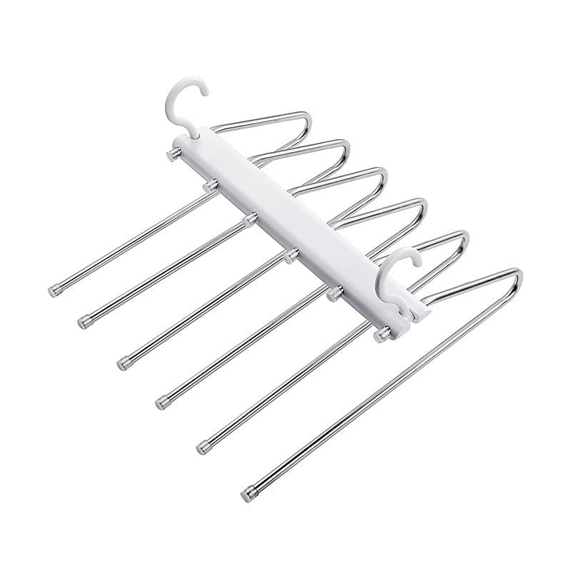 Stainless Steel Pants Hanger | Foldable Anti - Slip Trouser Rack