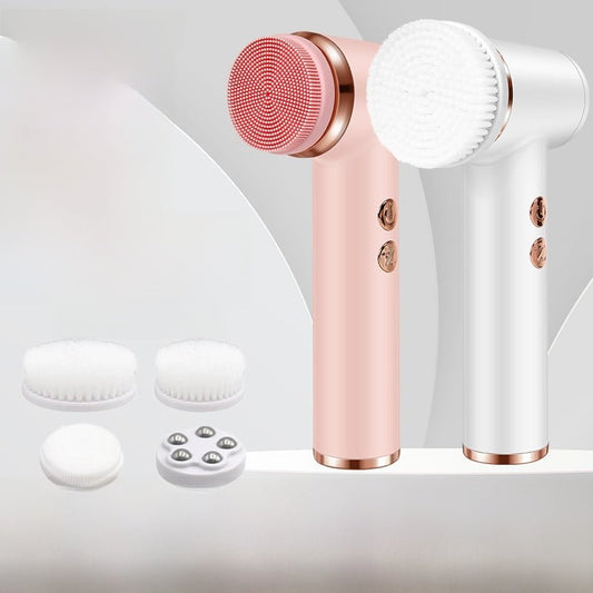 Ultrasonic Facial Cleansing Device – Waterproof Silicone Face Brush
