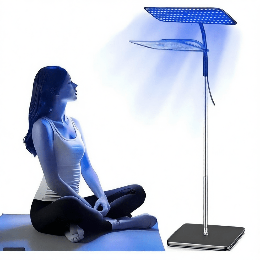 Red Light Therapy Lamp - 660nm 850nm Infrared with Adjustable Stand