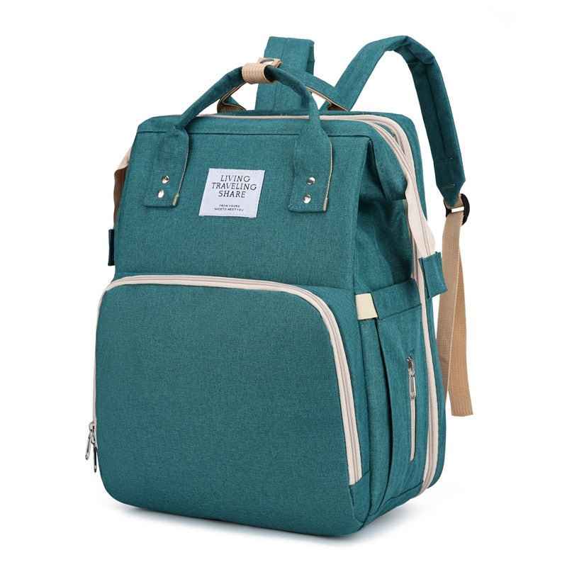 Foldable Mum Bag - USB Port Large Backpack