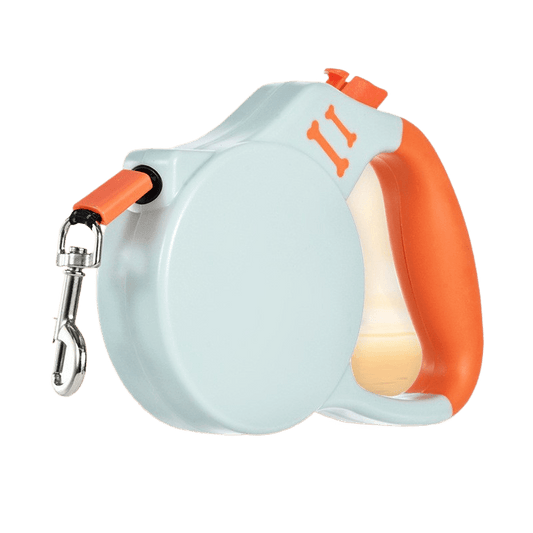 Retractable Dog Leash with LED Light | 3m/5m Durable ABS Leash