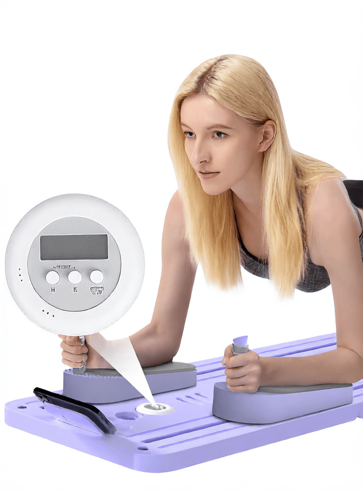 Foldable Abdominal Exercise Wheel | 6 - in - 1 Core Trainer