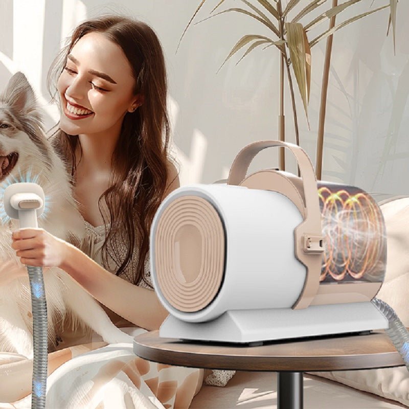 Electric Pet Hair Remover Vacuum Cleaner | Quiet Grooming Tool - ABS