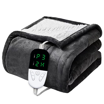 Thermostatic heating electric blanket