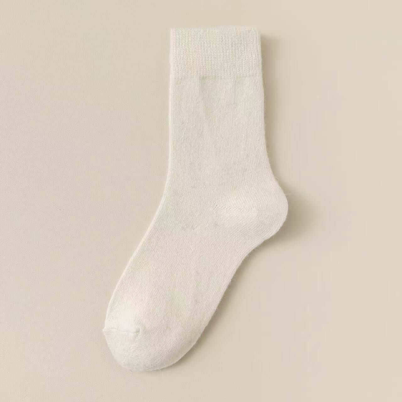 Thick Cashmere Wool Socks – Warm Mid - Tube Winter Socks