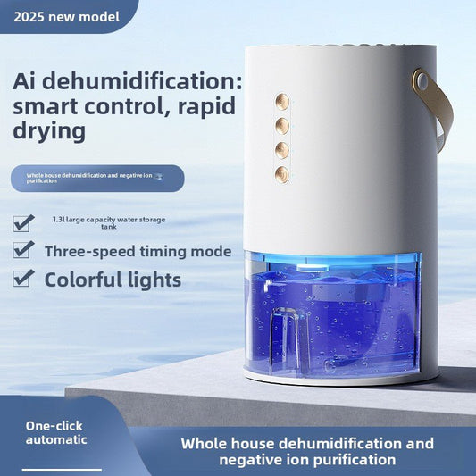Compact Dehumidifier & Air Purifier | 1L Capacity Silent Model A2