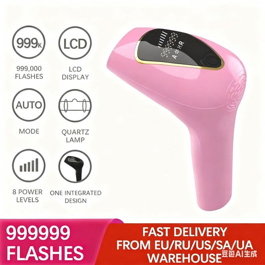 IPL Hair Removal Device | 8 - Level Intensity Handheld Home Epilator