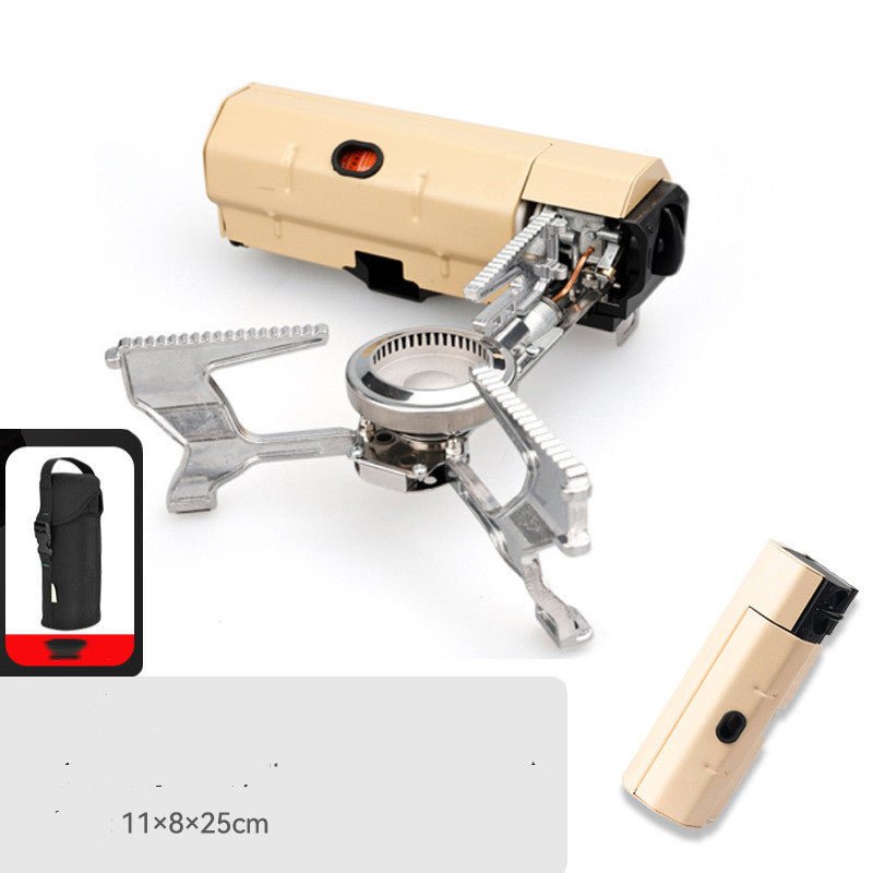 Portable Camping Gas Stove | Folding Outdoor Hiking BBQ Cooker