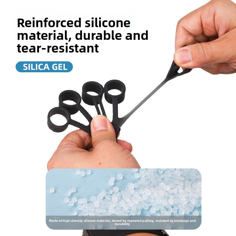 Silicone Finger Training Grip Strengthener - Hand Rehab and Exercise