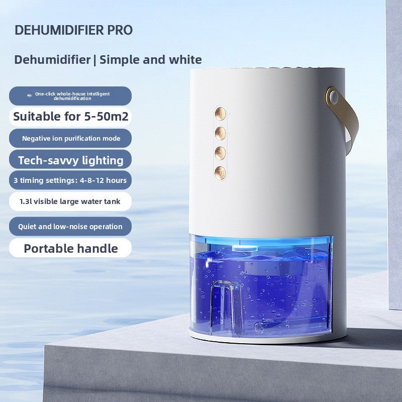 Compact Dehumidifier & Air Purifier | 1L Capacity Silent Model A2