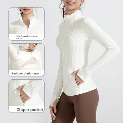 Yoga Jacket with Zipper