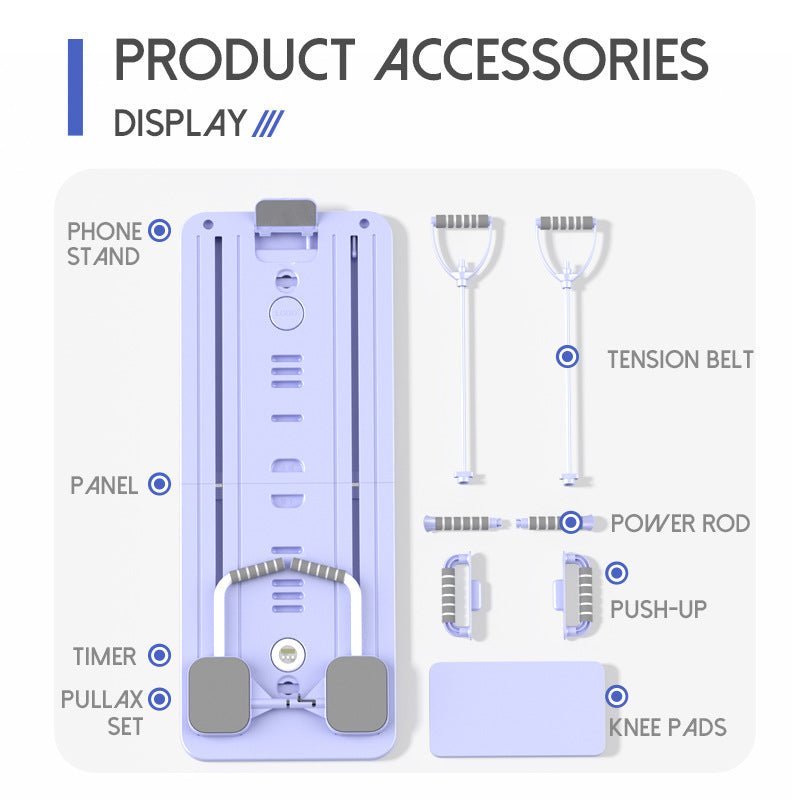 Foldable Abdominal Exercise Wheel | 6 - in - 1 Core Trainer