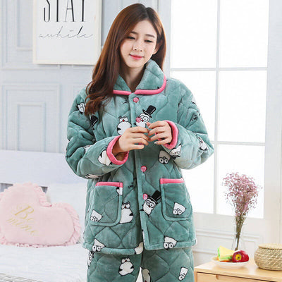 Women Winter Pyjamas: Style 1.