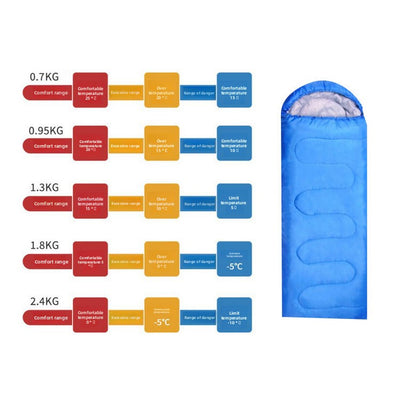 camping envelope sleeping bag