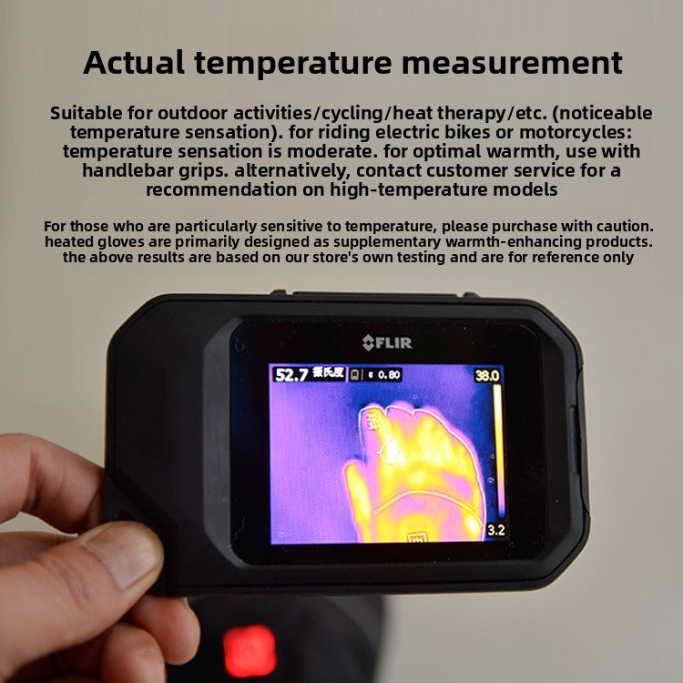 Rechargeable Heated Gloves – Windproof & Water - Resistant Unisex