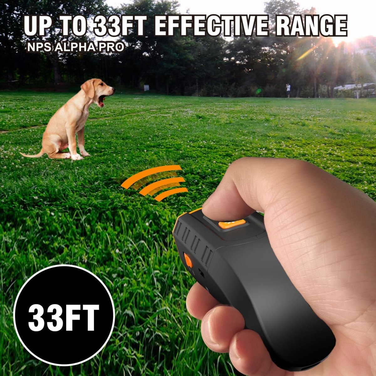 Ultrasonic Dog Repellent – Triple - Core Portable Training Device