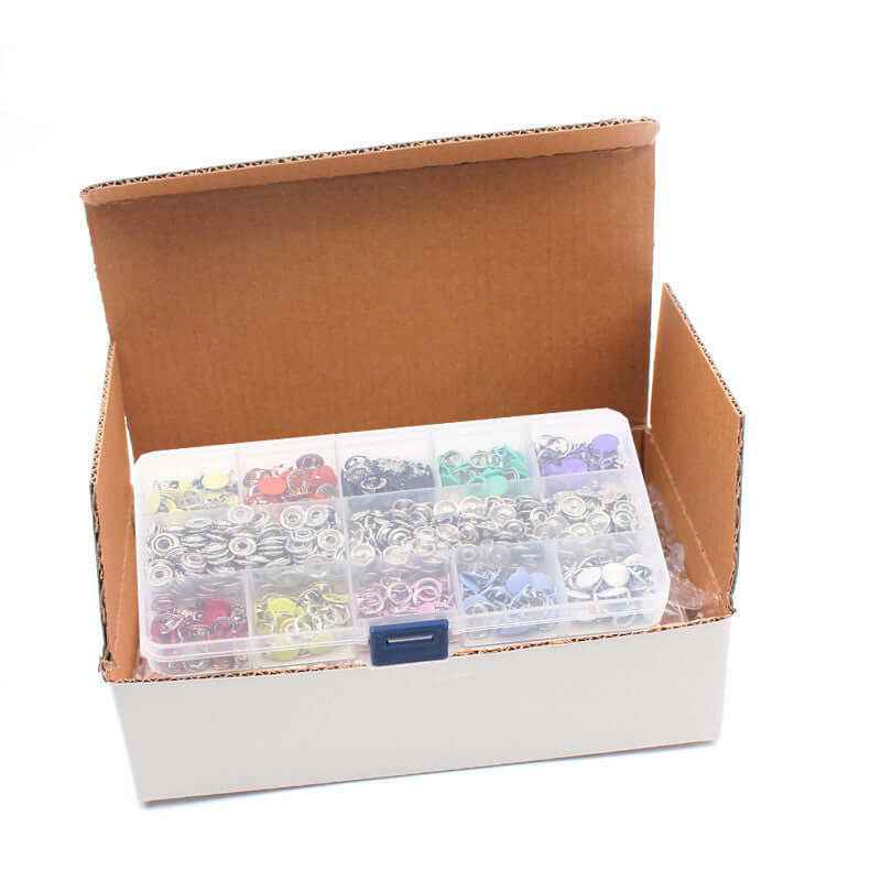 9.5MM Hollow Snap Fastener – Button Prong