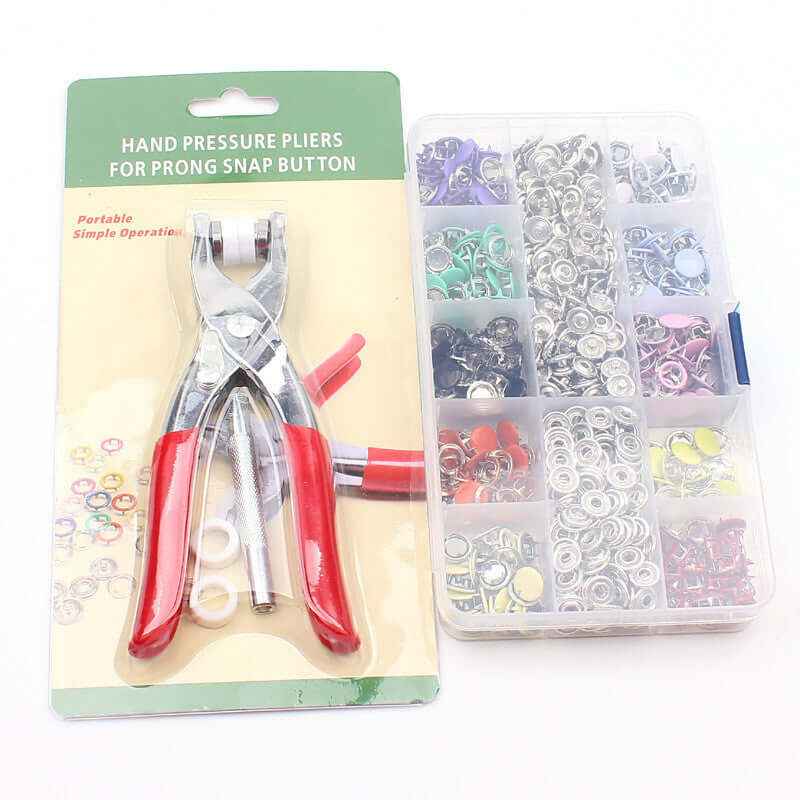 9.5MM Hollow Snap Fastener – Button Prong