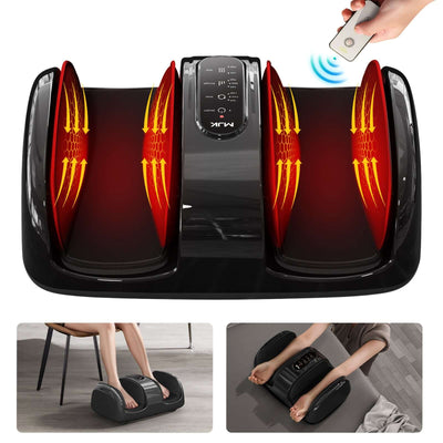 Smart Foot Massager with Heat and 3D Air Compression for Home & Office relaxation.