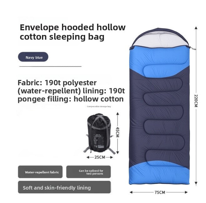 Camping Envelope Sleeping Bag – Lightweight & Durable Polyester