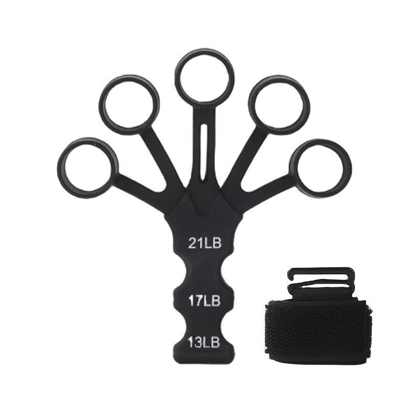 Silicone Finger Training Grip Strengthener - Hand Rehab and Exercise