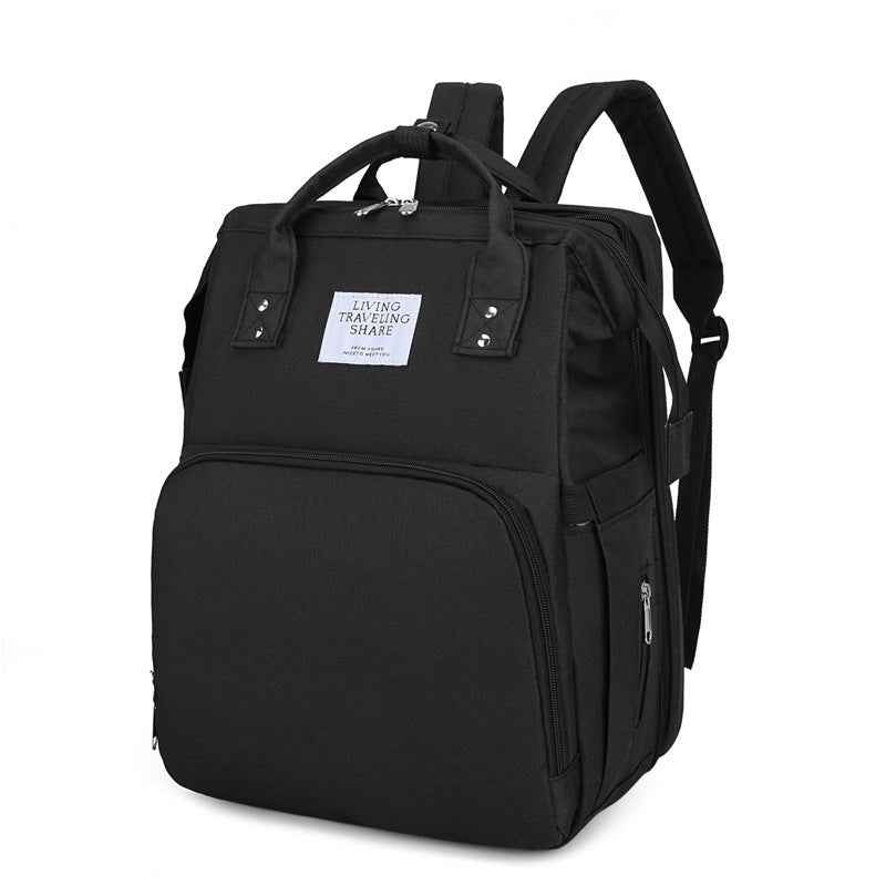 Foldable Mum Bag - USB Port Large Backpack