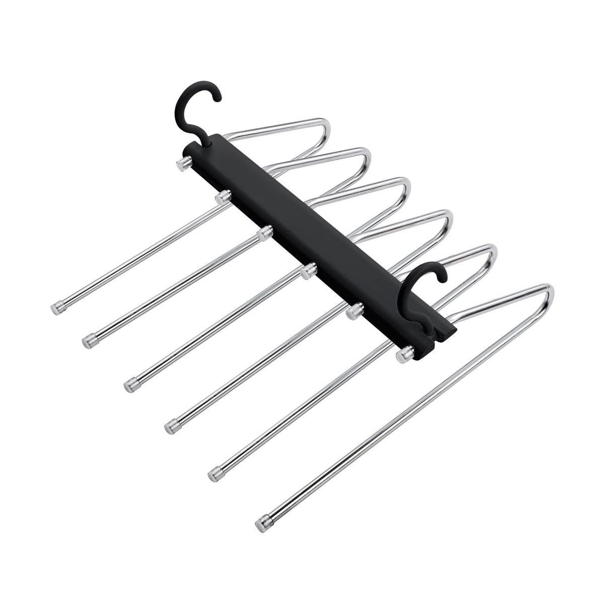 Stainless Steel Pants Hanger | Foldable Anti - Slip Trouser Rack